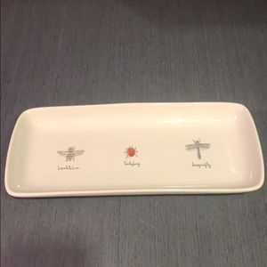 Rae Dunn Bumblebee Ladybug & Dragonfly Plate